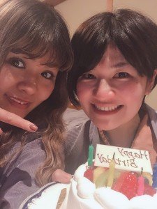 サプライズケーキも