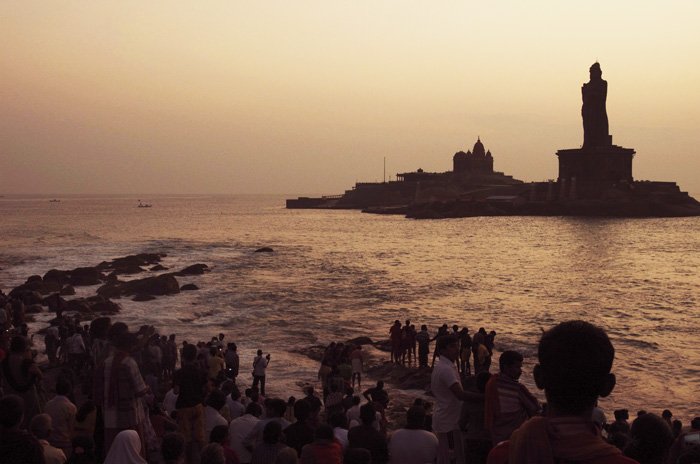 カーニャクマリの初日の出700