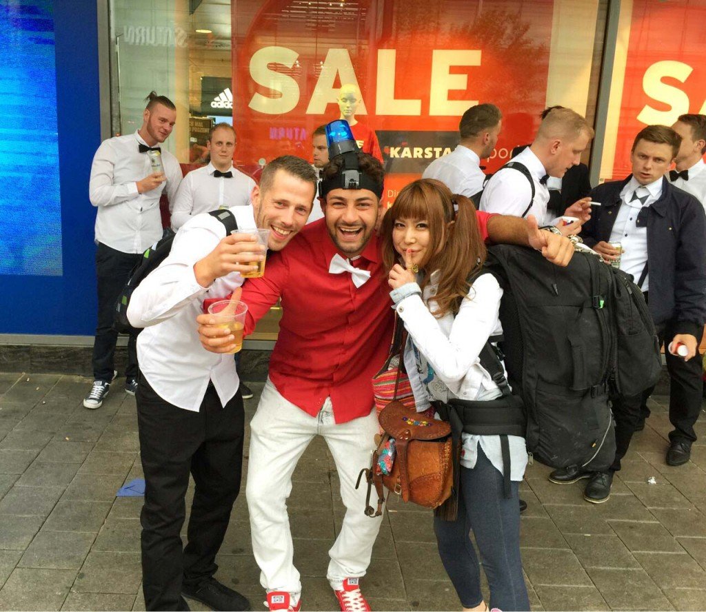 酔っぱらいに絡まれる＠ブレーメンとまこ