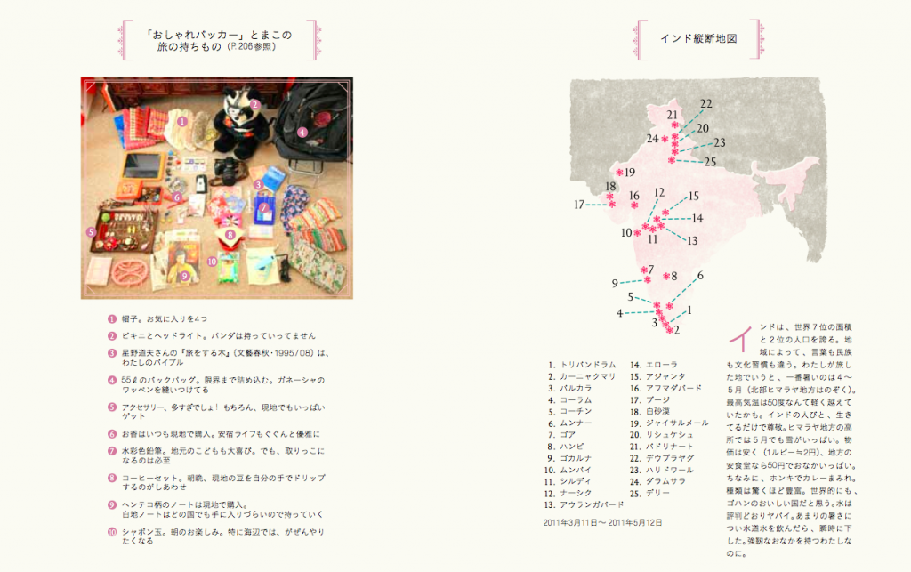 離婚して、インドおしゃれ＠パッカー地図