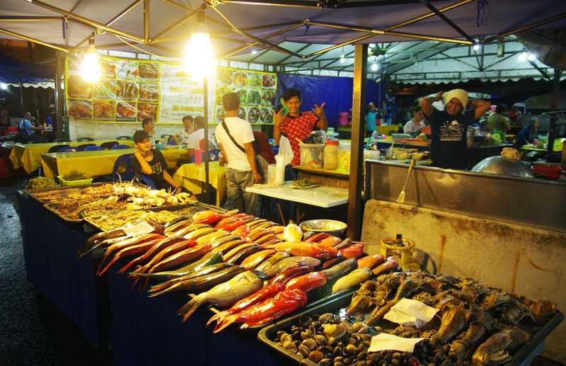 コタキナバルのお魚マーケット800