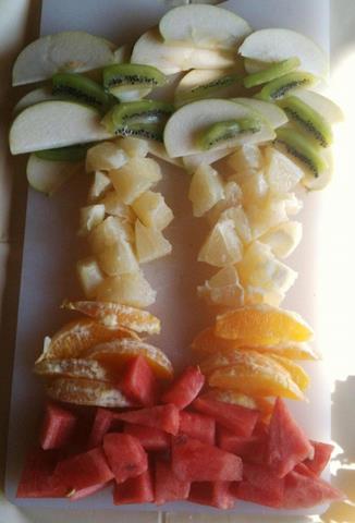 Palm Tree Fruit Salad