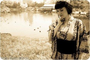 Me wearing my yukata