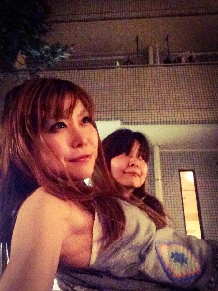 あいちゃんとまこハンモック