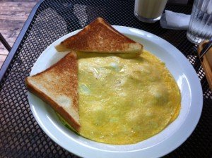 本日のおすすめオムレツ@eggs'n things