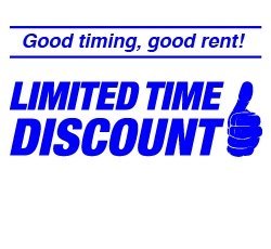 Limited time discount!