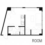 guesthouse sharehouse オークアパートメント麻布十番 floorplan1