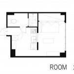 guesthouse sharehouse オークアパートメント麻布十番 floorplan2