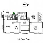guesthouse sharehouse プレミア品川西大井 floorplan1