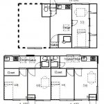 guesthouse sharehouse オークアパートメント世田谷経堂 floorplan1