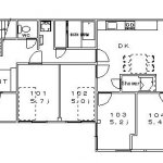 guesthouse sharehouse HORIKIRI RETRO HOUSE floorplan1