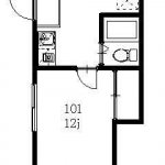 guesthouse sharehouse サンテ中落合 floorplan1