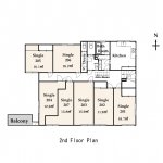 guesthouse sharehouse ファストルーム高円寺 floorplan2