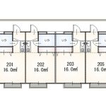guesthouse sharehouse 오크 아파트 헤이와다이 floorplan2
