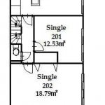 guesthouse sharehouse フローラ羽田空港 floorplan2