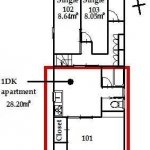 guesthouse sharehouse プレミアお花茶屋 floorplan1