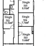 guesthouse sharehouse PREMIERE NIHONBASHI HAMACHO floorplan2