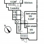 guesthouse sharehouse オークハウス品川旗の台 floorplan1