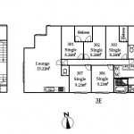 guesthouse sharehouse OAK TERRACE SANGENJAYA floorplan3