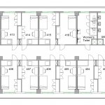 guesthouse sharehouse ソーシャルレジデンス市ヶ尾WEST floorplan4