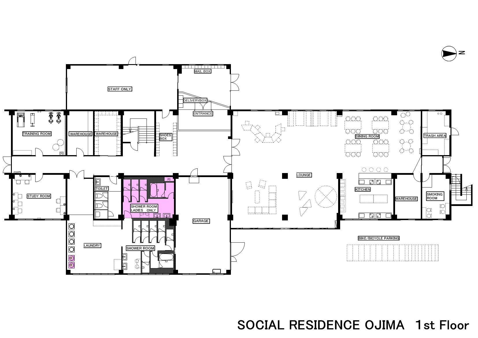 Social Residence Ojima | Tokyo Koto | Find a share house at Oakhouse