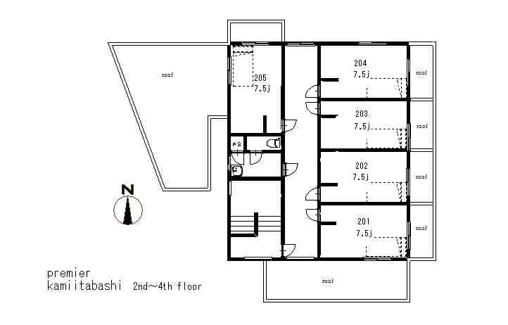 guesthouse sharehouse PREMIERE KAMI ITABASHI floorplan2