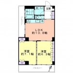 1LDK with a big dining or 2LDK available