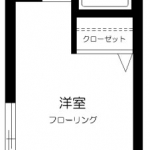 guesthouse sharehouse Sky Court 池袋 5 号 floorplan