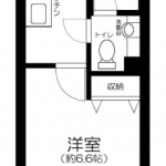 guesthouse sharehouse First Real Tower Shinjuku floorplan