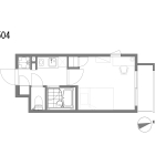guesthouse sharehouse アヴァンツァーレ高輪 floorplan1