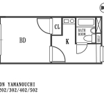 guesthouse sharehouse メゾン山ノ内（京都） floorplan7