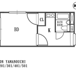 guesthouse sharehouse メゾン山ノ内（京都） floorplan6