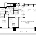 guesthouse sharehouse Park Court Hamarikyu The Tower floorplan