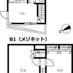 guesthouse sharehouse Ligaland Ebisu floorplan