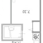 guesthouse sharehouse 블러썸 테라스 마치야 floorplan