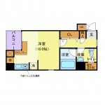guesthouse sharehouse Maison de Ville Higashi Kanda floorplan
