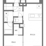 guesthouse sharehouse 아지르 코트 이케가미 floorplan