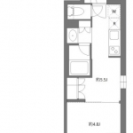 guesthouse sharehouse 清澄-白川大通二期 floorplan