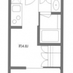 guesthouse sharehouse 清澄-白川大通二期 floorplan