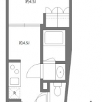 guesthouse sharehouse 清澄-白川大通二期 floorplan