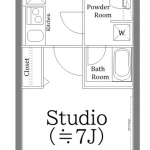 guesthouse sharehouse Creation Asakusa II floorplan