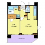 guesthouse sharehouse Genovia Minami Senju VI Sky Garden floorplan
