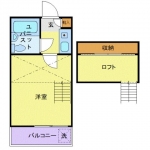 guesthouse sharehouse 세리바시 사사즈카 floorplan