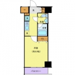guesthouse sharehouse Genovia Yokohama Kannai II Sky Garden floorplan