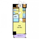 guesthouse sharehouse Rising place 사쿠라기쵸 니반칸 floorplan
