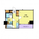 guesthouse sharehouse Clevista Nakano-Shinbashi. floorplan