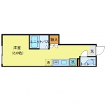 guesthouse sharehouse MQuarto Akitsu. floorplan