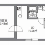 guesthouse sharehouse Azmusic 新宿御苑 floorplan