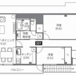 guesthouse sharehouse 그랑밸류 에이후쿠초 floorplan