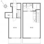 guesthouse sharehouse El Stanza Nakano Arai floorplan
